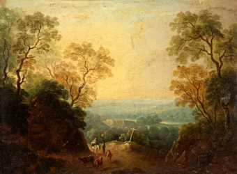 Eine Ansicht von Longleat, ca. 1810